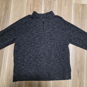 Marc Anthony Charcoal Textured 1/4 Zip Pullover Size XXL